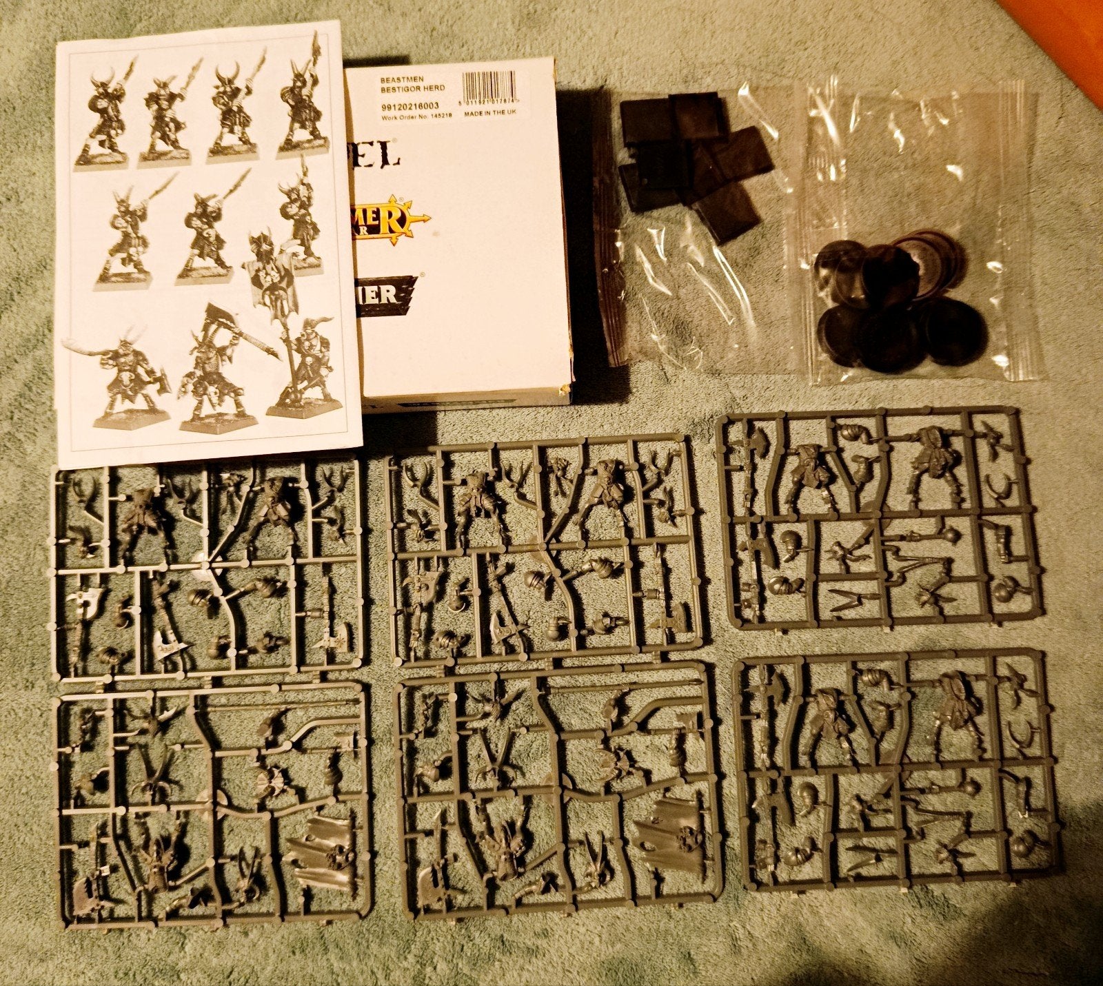Warhammer Beastmen Bestigor Herd - Nieuw in doos, Ophalen of Verzenden, Nieuw, Warhammer, Figuurtje(s)