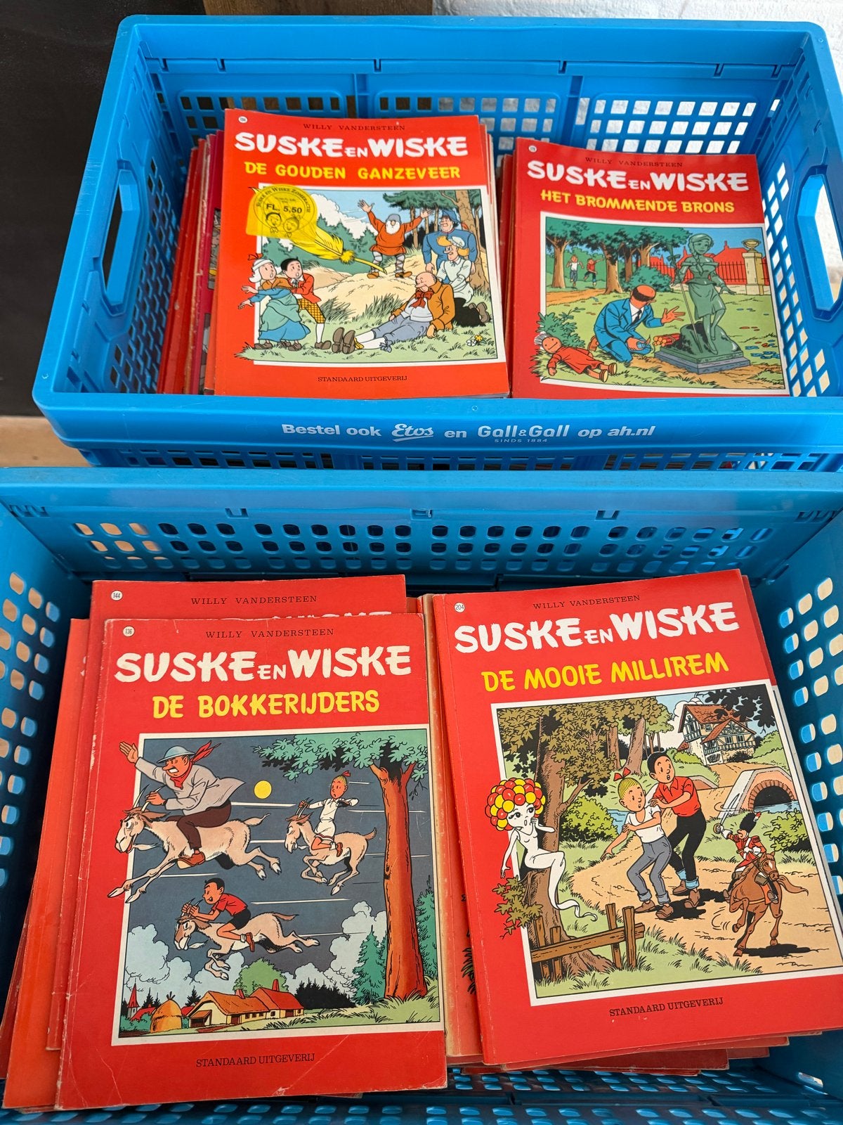 Grote collectie Suske en Wiske strips (ca. 175 stuks), Boeken, Meerdere stripboeken, Ophalen, Gelezen