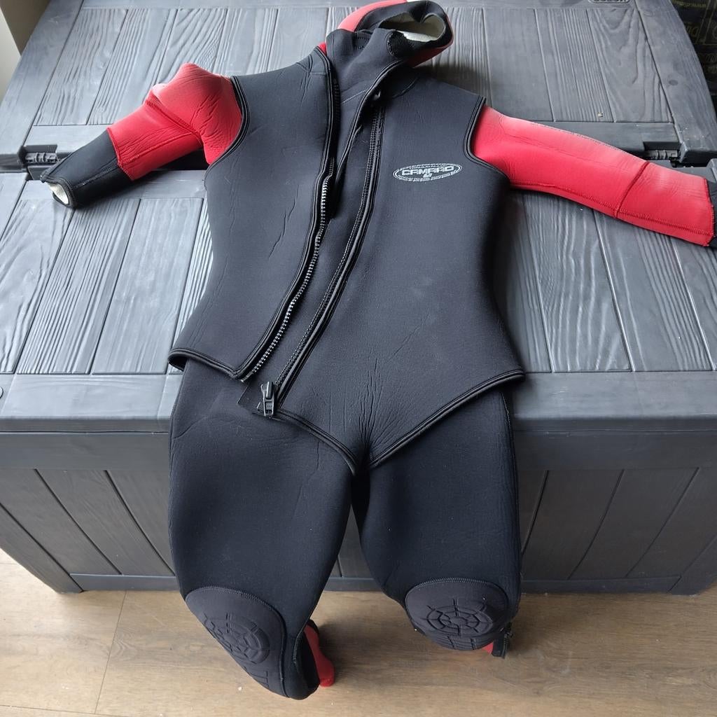 Camaro Wetsuit Maat 24 - Zwart/Rood, Wetsuit, Gebruikt, Camaro, Ophalen of Verzenden