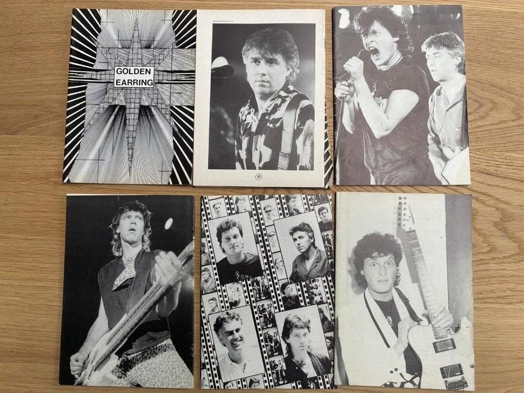 Golden Earring fanclubbladen jaargang 1985, Ophalen of Verzenden, Zo goed als nieuw, Boek, Tijdschrift of Artikel