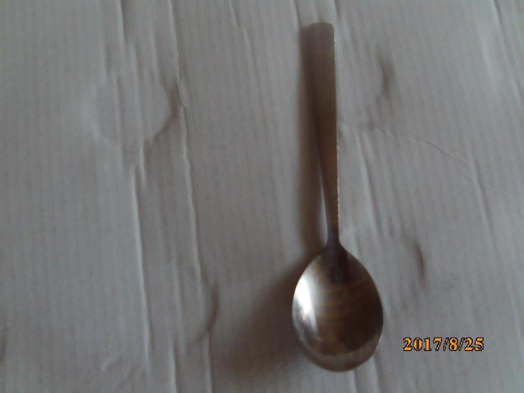 gero zilmeta lepeltje nr. 510, Ophalen of Verzenden, Gebruikt, Rvs of Chroom