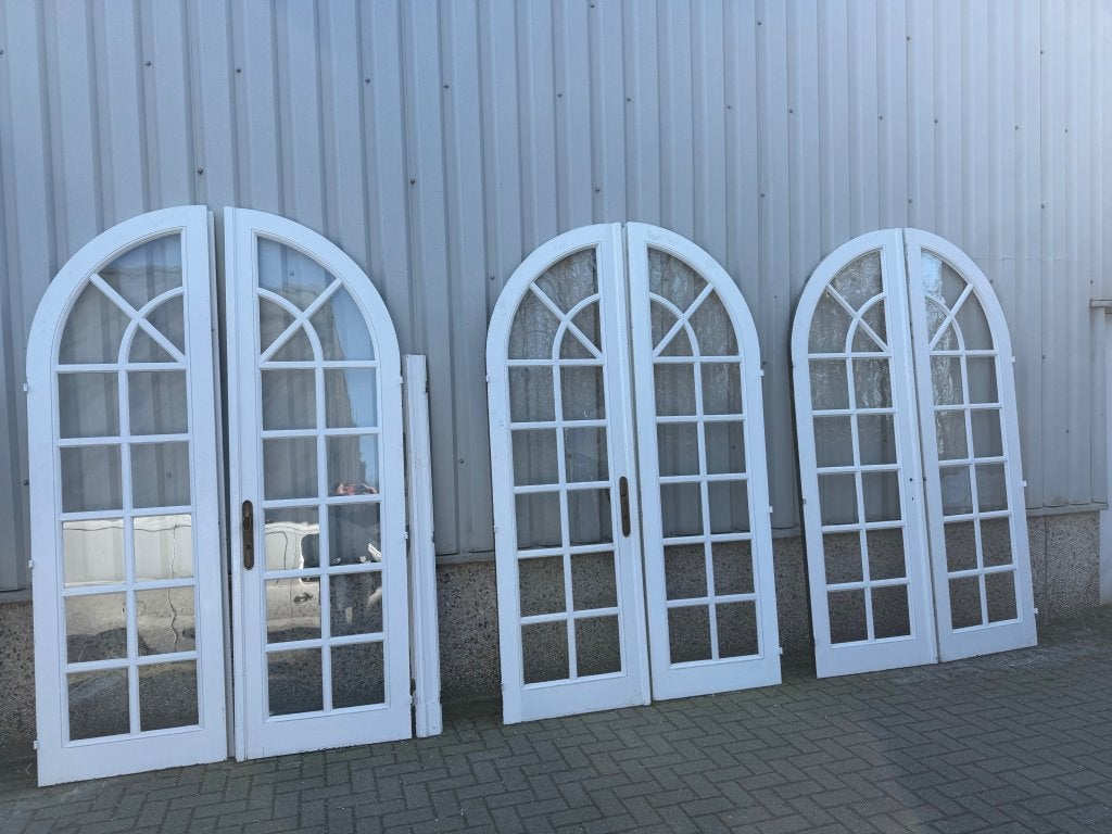 3 identieke antieke sets ensuitedeuren met kozijn, La belle porte, Jurgen.hoogenboezem@gmail.com, Binnendeur, Ophalen of Verzenden
