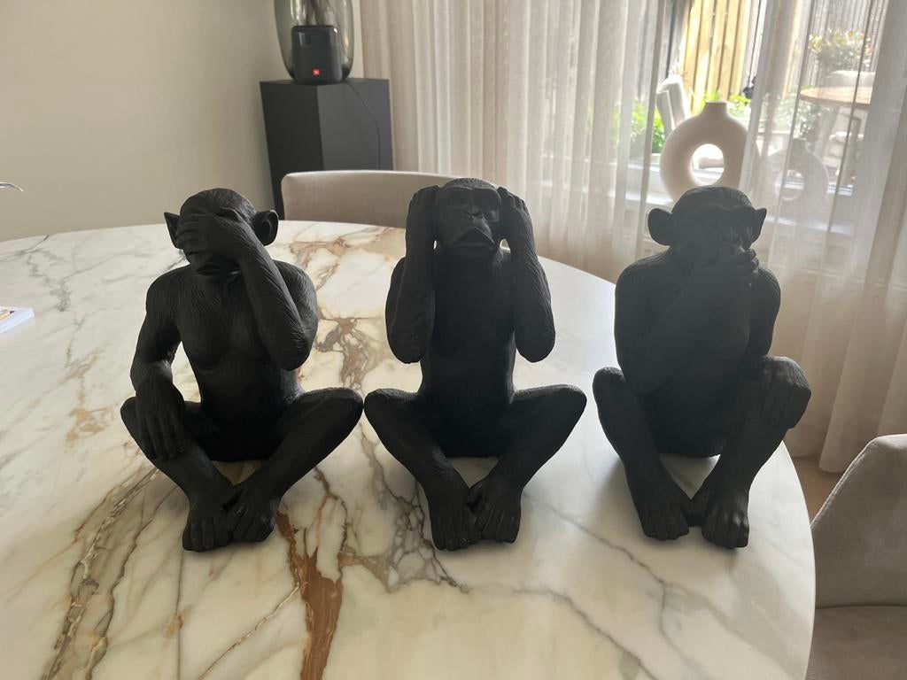 3 apen van meubelwinkel Goossens, Huis en Inrichting, Ophalen of Verzenden