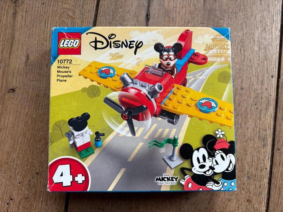 LEGO Disney Mickey Mouse's Propeller Plane 10772, Lego, Ophalen of Verzenden, Zo goed als nieuw, Compleet
