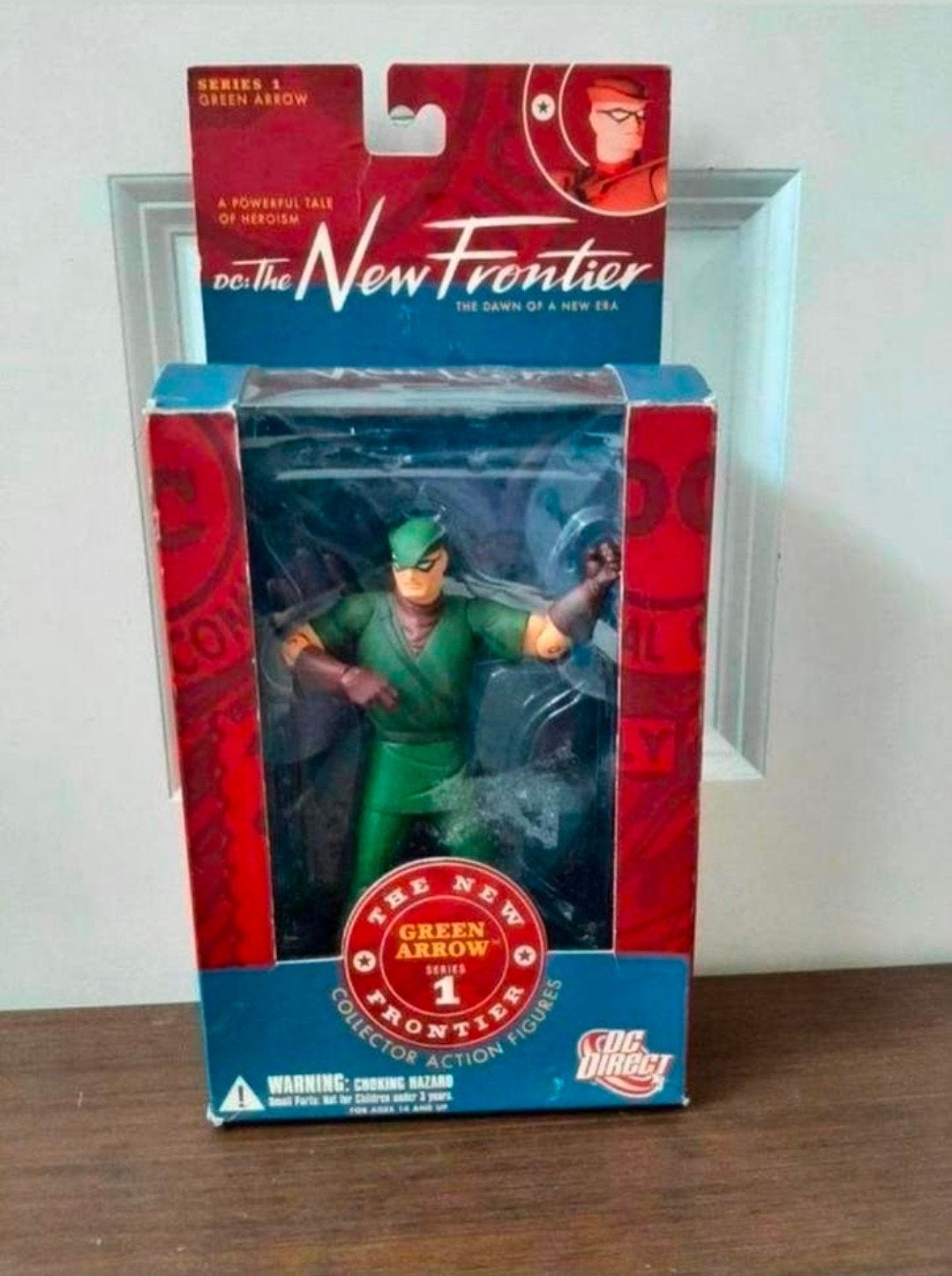Green Arrow actiefiguur uit de DC: The New Frontier Series 1, Ophalen of Verzenden, Zo goed als nieuw