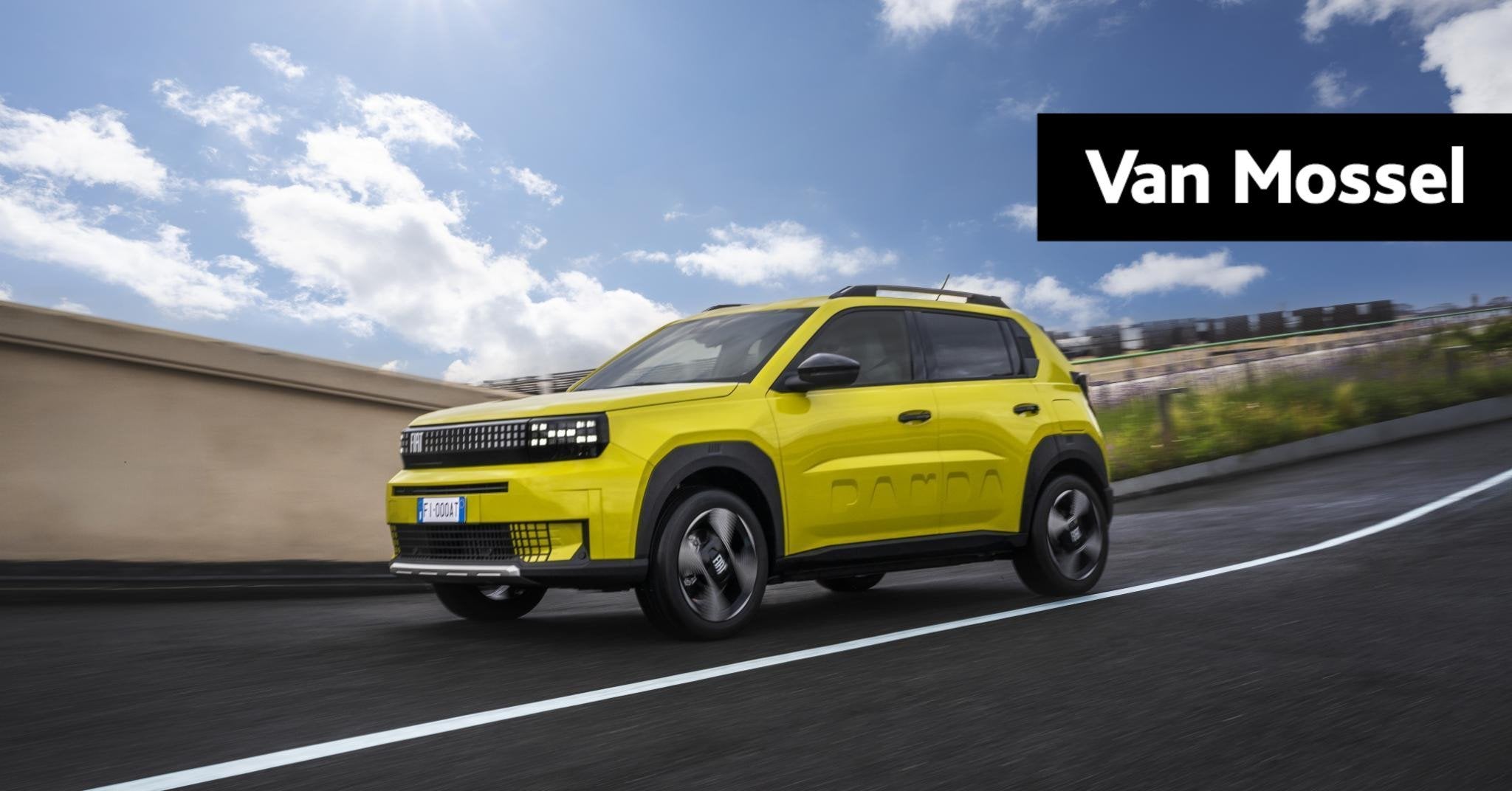 Fiat Grande Panda 1.2 Hybrid La Prima | Te Bestellen |, Auto's, Fiat, 600 kg, Parkeersensor, Geel, Bedrijf