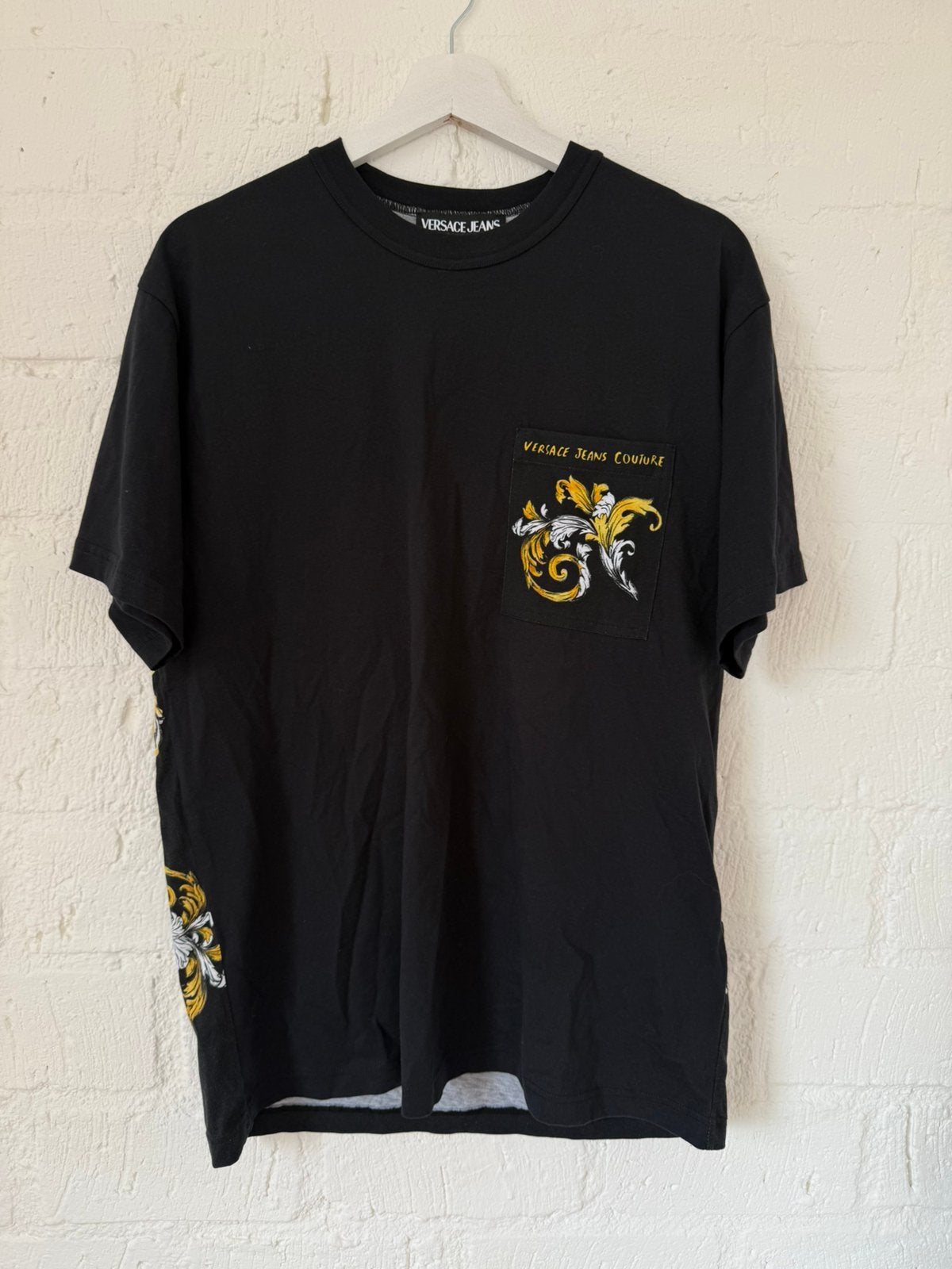 Versace T-shirt, Kleding | Heren, Ophalen of Verzenden, Nieuw, Maat 46 (S) of kleiner, Zwart