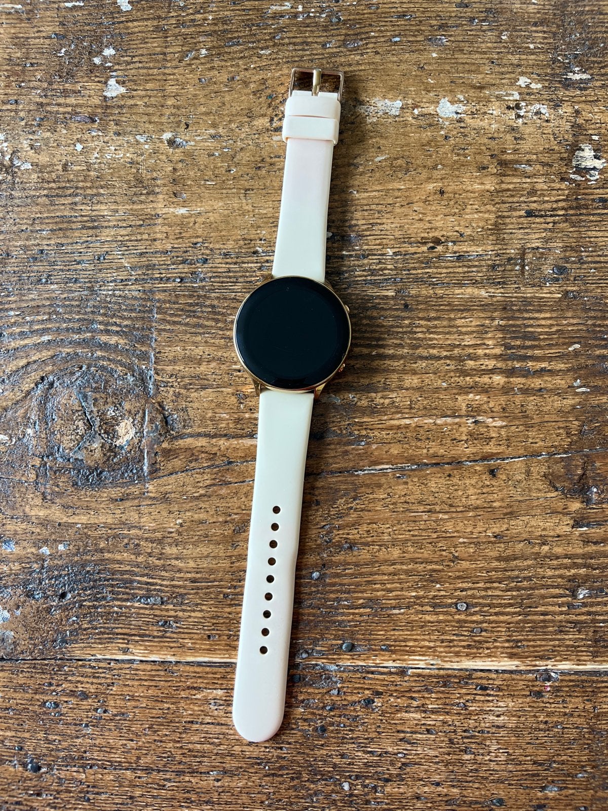Smartwatch met origineel bandje en oplader, Gebruikt, Ophalen of Verzenden, Roze, Android