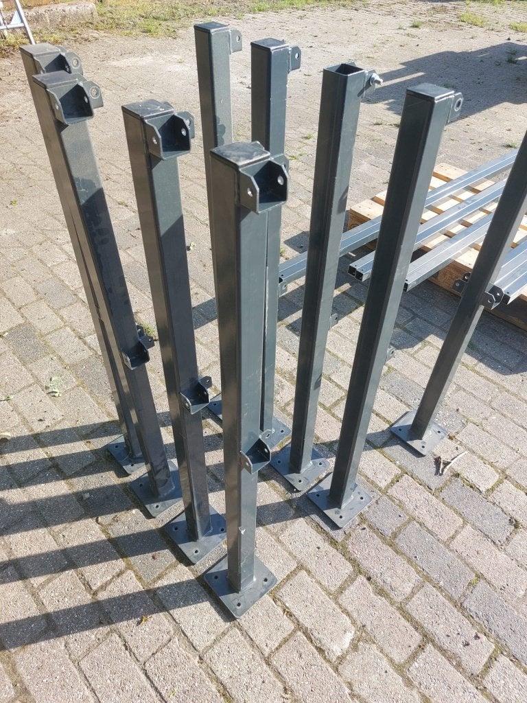 hekwerk  - balustrade - gepoedercoat staal 4x4cm, Ophalen, Zo goed als nieuw, IJzer, Overige typen