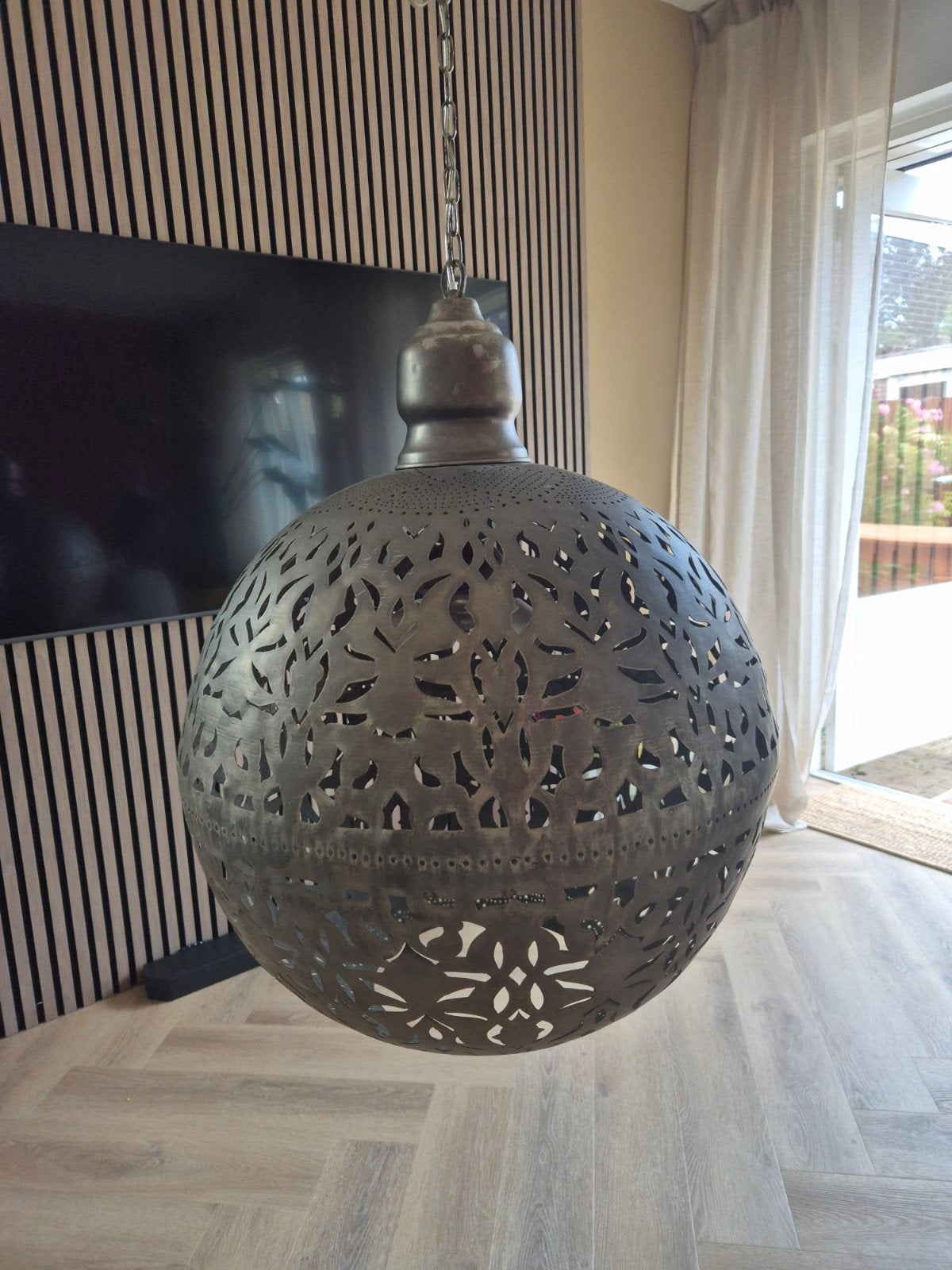 Zenza Oosterse hanglamp met patronen, Ophalen, Gebruikt, Oosters Zenza, E27 (groot)