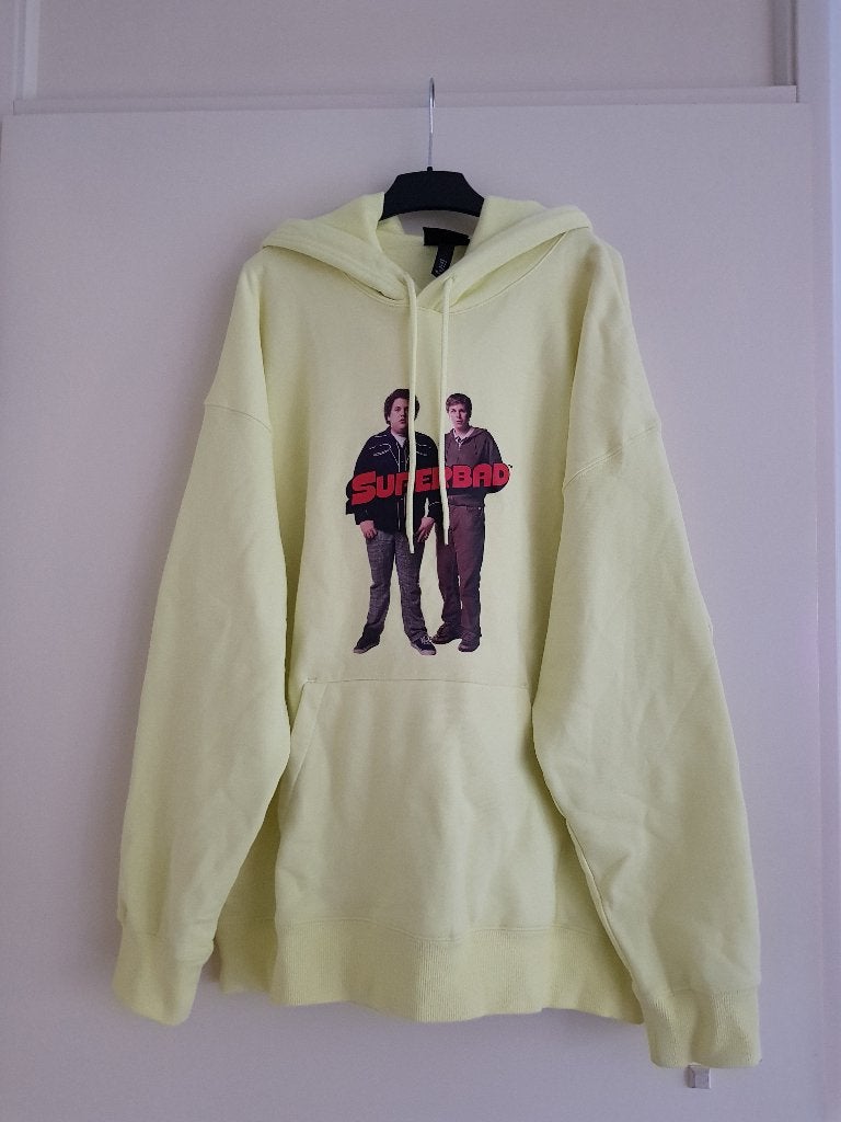Trui / sweater / hoodie voor heren -- maat L -- H&M (nieuw!), Maat 52/54 (L), Geel, Nieuw, Ophalen of Verzenden