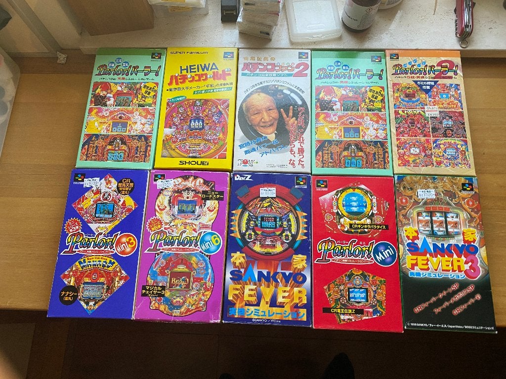 pachinko collectie super famicom 10x, 1 speler, Ophalen of Verzenden, Zo goed als nieuw, Vanaf 3 jaar