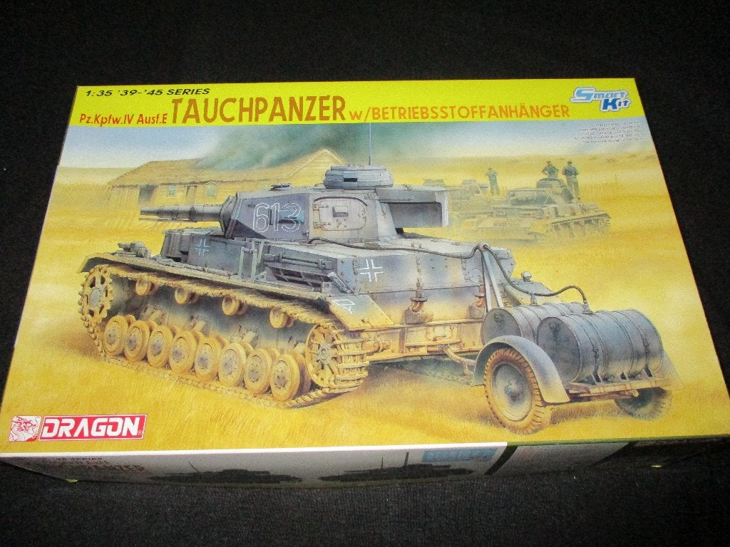 H-821,DRAGON 1-35,NO,6402,Pz.Kpfw. IV Ausf. E Tauchpanzer w/, Overige merken, 1:32 tot 1:50, Overige typen, Nieuw
