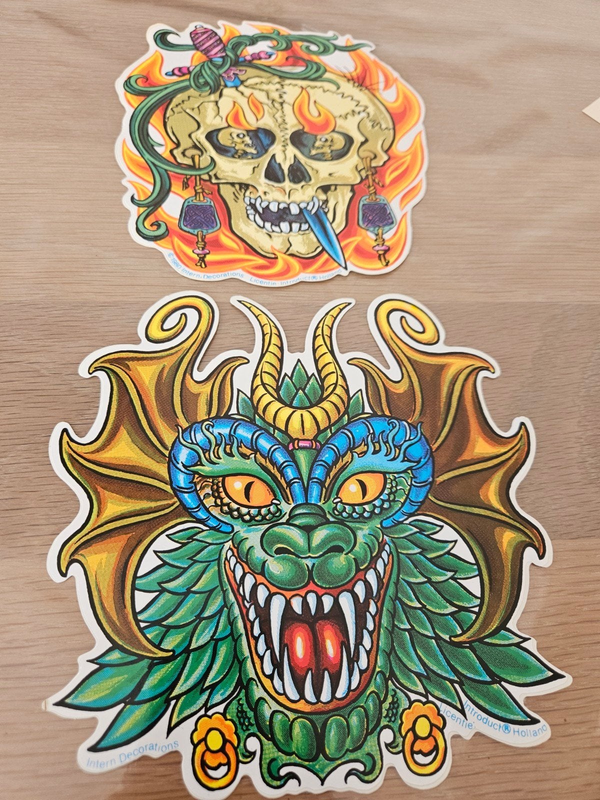 Doodskop Draak sticker, Ophalen of Verzenden, Zo goed als nieuw