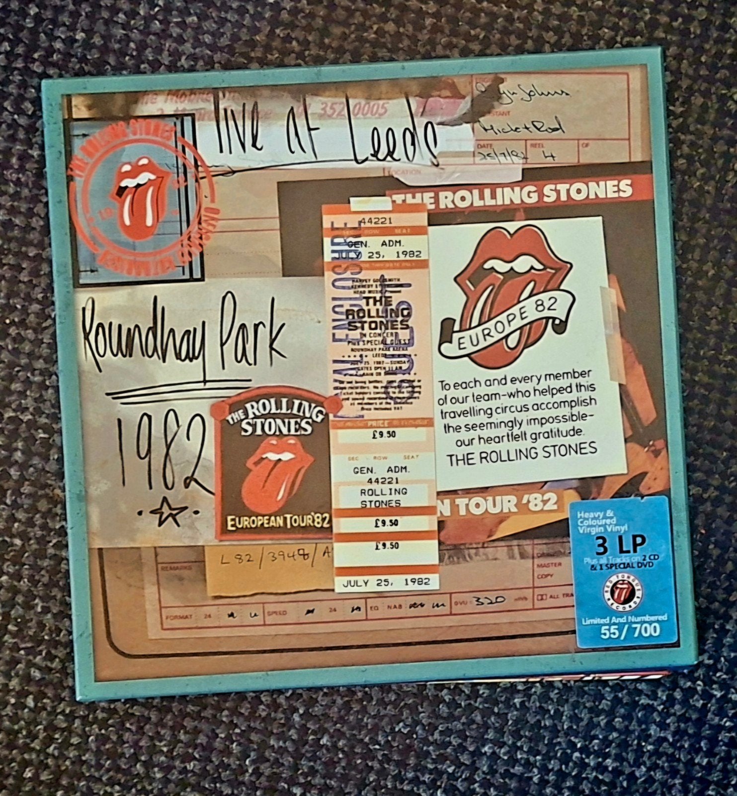 The Rolling Stones - Roundhay Park 1982 (Limited Edition), Boxset, Rock, Ophalen of Verzenden, Zo goed als nieuw