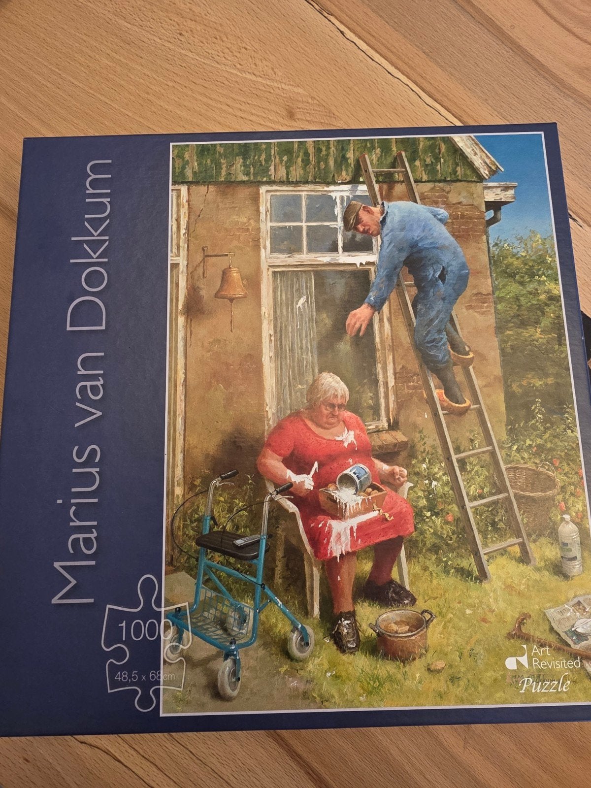 Marius van Dokkum Puzzel - Art Revisited - 1000 stukjes, Ophalen of Verzenden, 500 t/m 1500 stukjes, Gebruikt, Legpuzzel