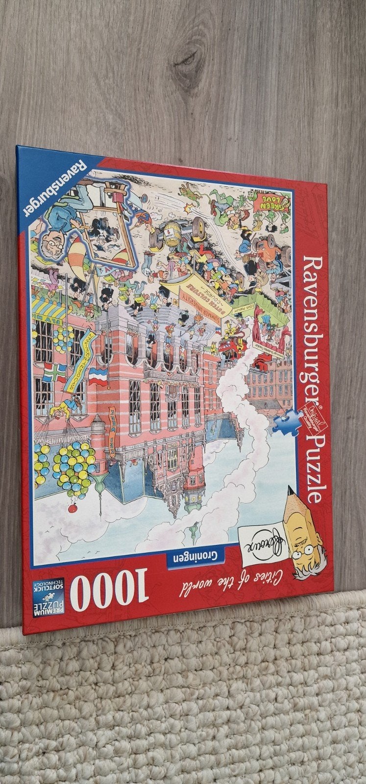 ravensburger puzzle groningen 1000 stukjes, Ophalen of Verzenden, 500 t/m 1500 stukjes, Gebruikt