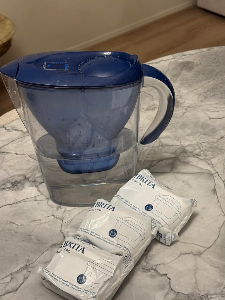 BRITA Waterfilterkan + 3 Nieuwe MAXTRA PRO Filters, Ophalen of Verzenden, Zo goed als nieuw