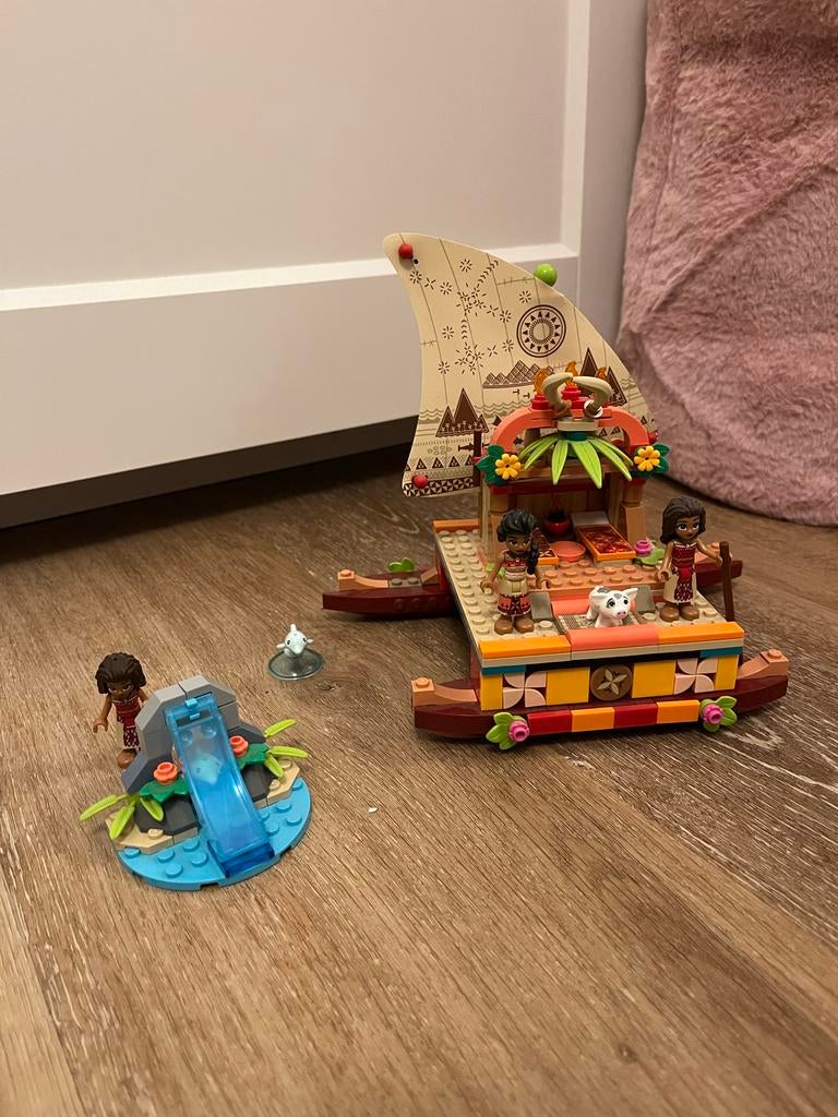 LEGO Disney Vaiana's Oceaan Avontuur & Friends Karaoke, Ophalen of Verzenden, Zo goed als nieuw, Overige merken