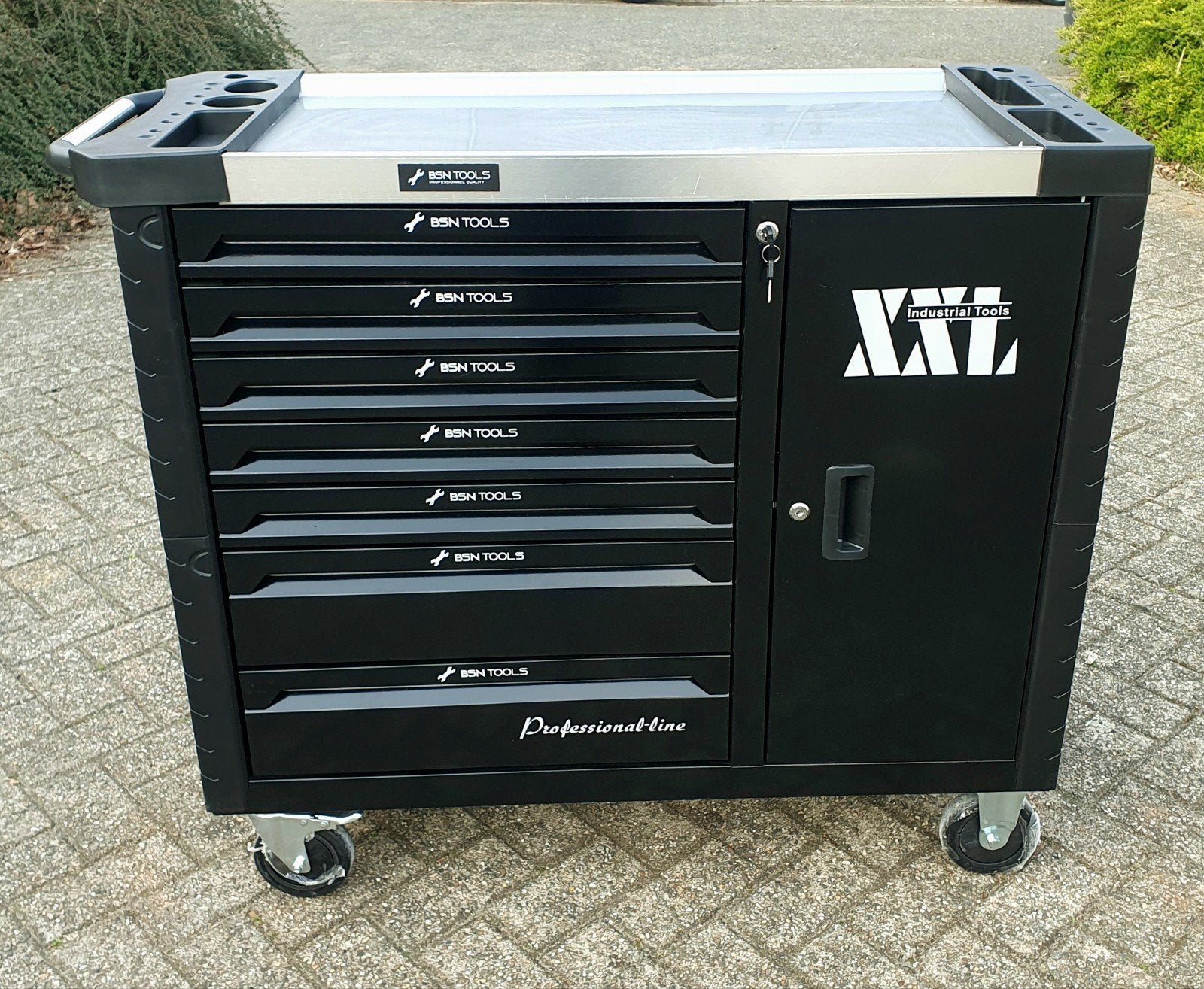 EXTRA BREDE greedschapswagen  gevuld met gereedschap (NIEUW), EXTRA BREDE gereedschapswagen, Nieuw, Ophalen of Verzenden, EXTRA BREDE gereedschapswagen