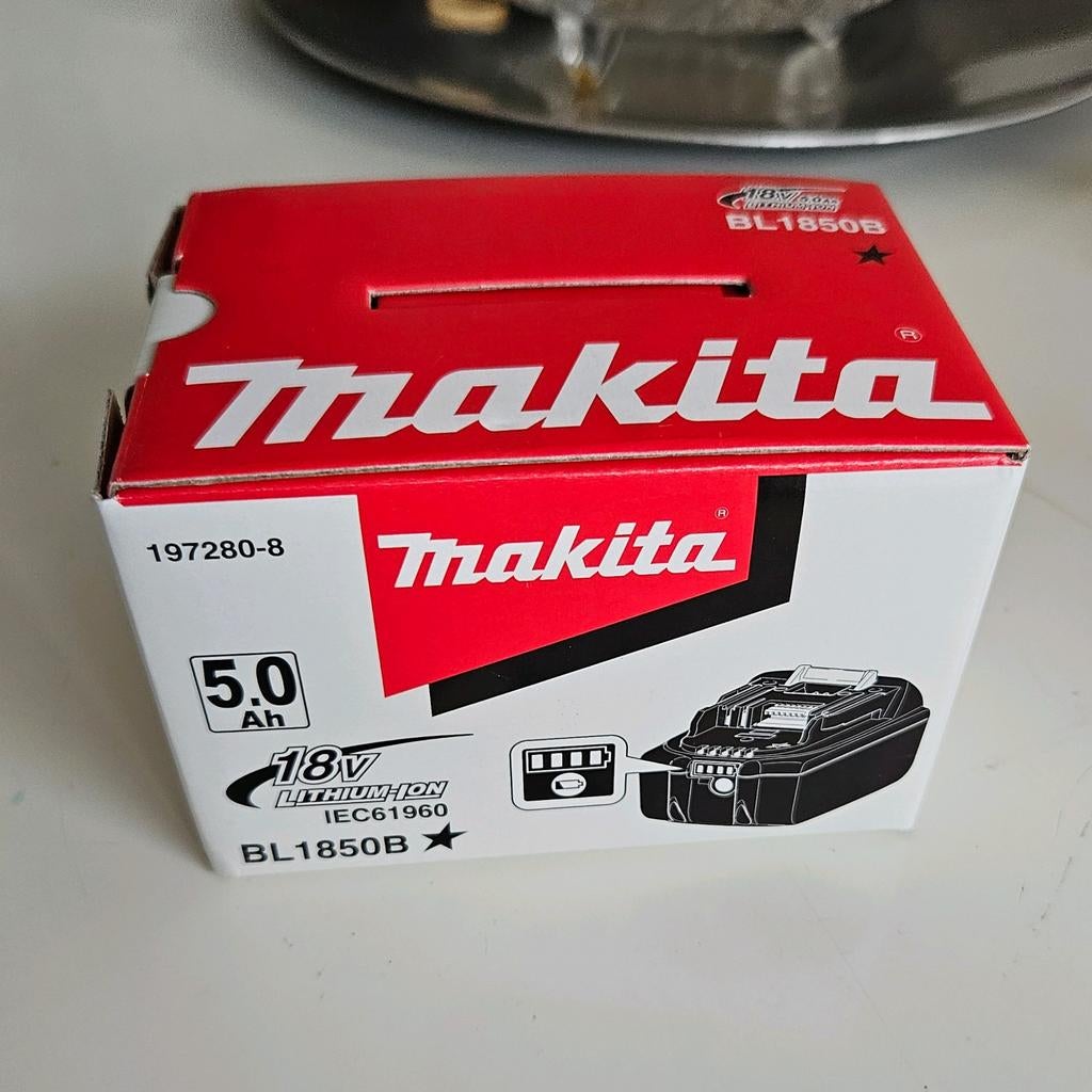 Makita BL1850B 18V 5.0Ah Li-ion Accu, new, Ophalen of Verzenden, Nieuw, Overige typen