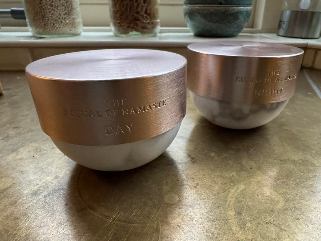 Originele Rituals dag/nacht creme potjes voor navulling, Ophalen of Verzenden, Zo goed als nieuw, Overige kleuren, Overige typen