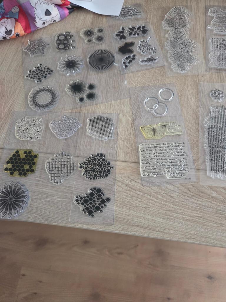 doos met mixed stempels diverse merken, Verzenden, Nieuw, Clearstamp