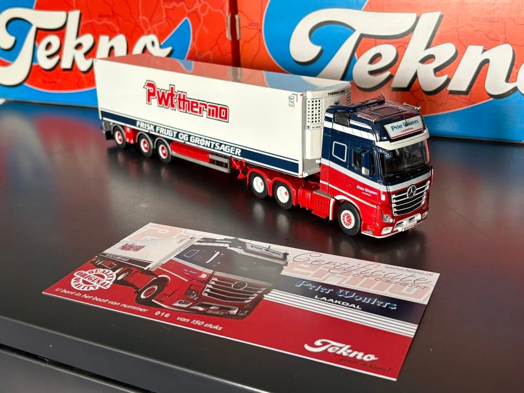 Tekno Peter Wouters Actros, Ophalen of Verzenden, Zo goed als nieuw, Bus of Vrachtwagen, Tekno