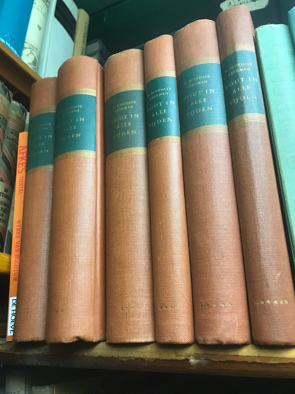 Hout in alle tijden 6 delen / w boerhave beekman, Boeken, Ophalen of Verzenden, Zo goed als nieuw, Europa