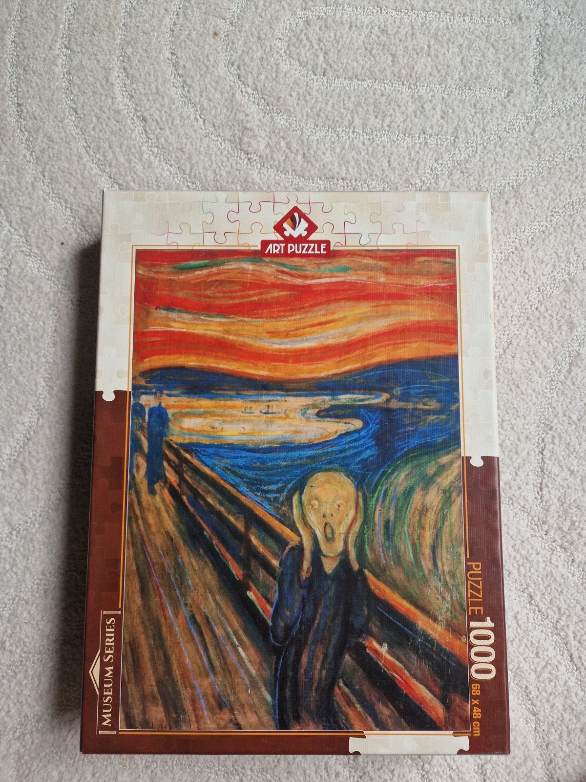Art Puzzle Museum Series: De Schreeuw van Edvard Munch, Ophalen of Verzenden