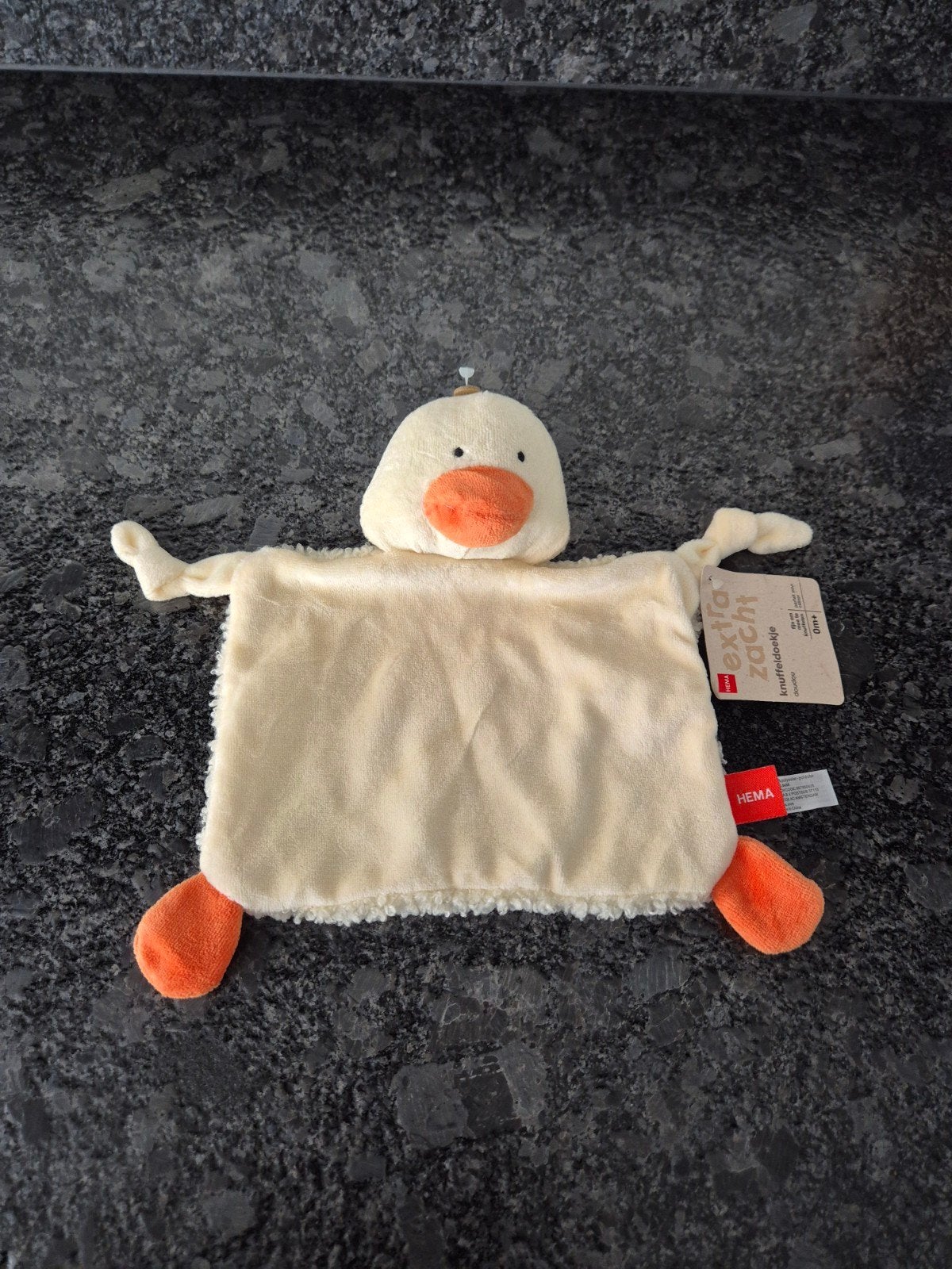 HEMA  - Knuffeldoekje Eend NIEUW, Ophalen of Verzenden, Nieuw, Eend