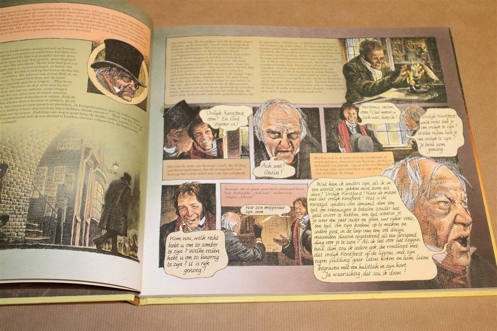 A Christmas carol. Charles Dickens. Geïllustreerde uitgave., Ophalen of Verzenden, Zo goed als nieuw
