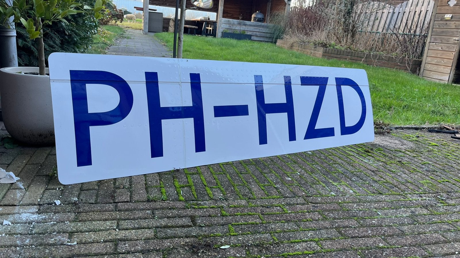 Vliegtuig registratie PH-HZD Transavia, Verzamelen, Ophalen, Zo goed als nieuw, Overige typen