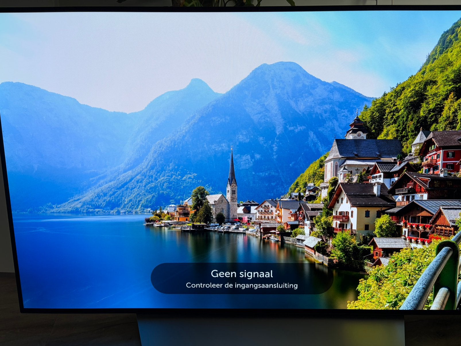 LG OLED55C7V 55 inch 4K OLED TV – lichte inbranding, Ophalen, Gebruikt, 100 cm of meer, 4k (UHD)