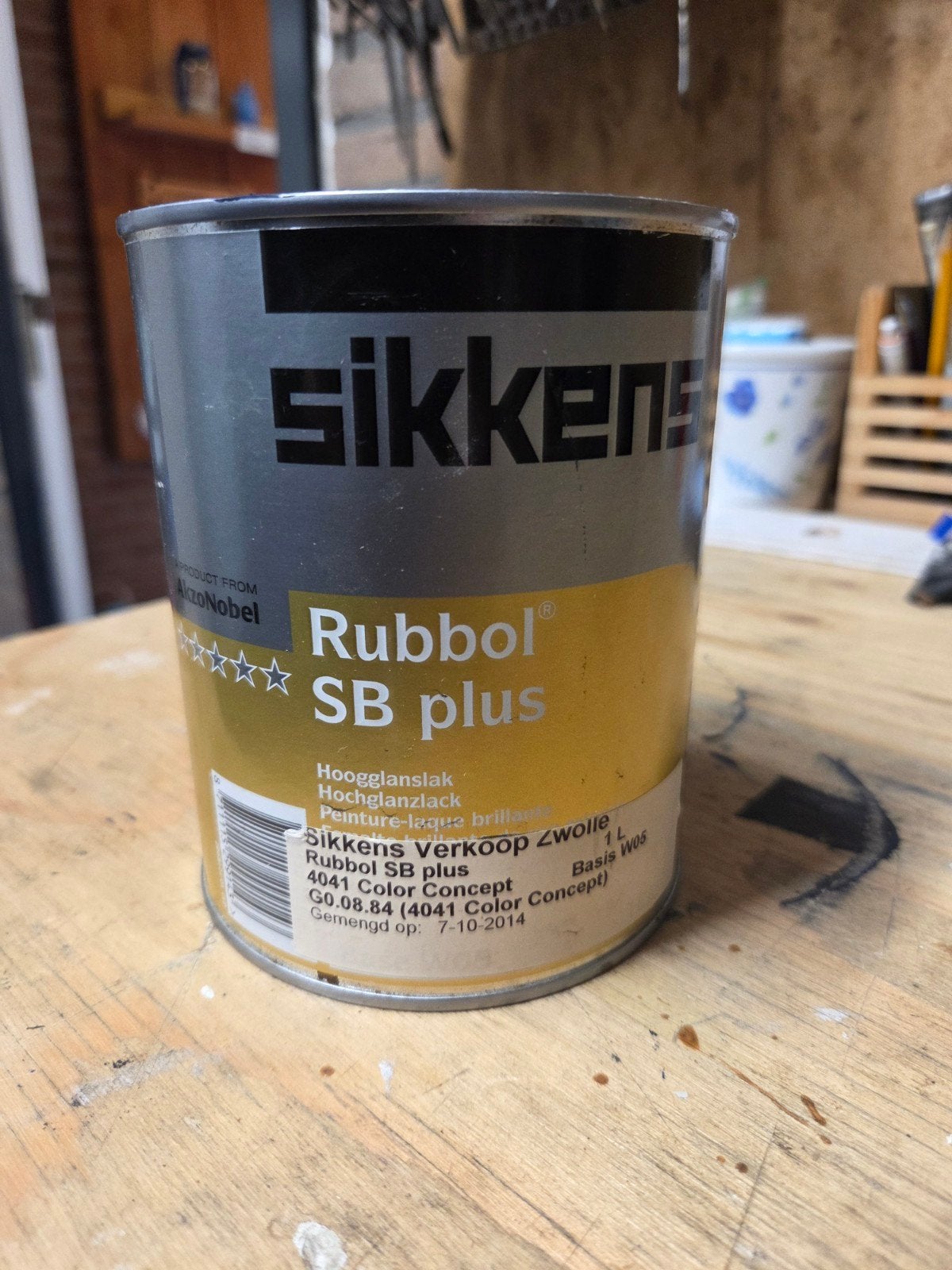 Sikkens Rubbol SB plus verf - Onaangebroken pot, Ophalen of Verzenden