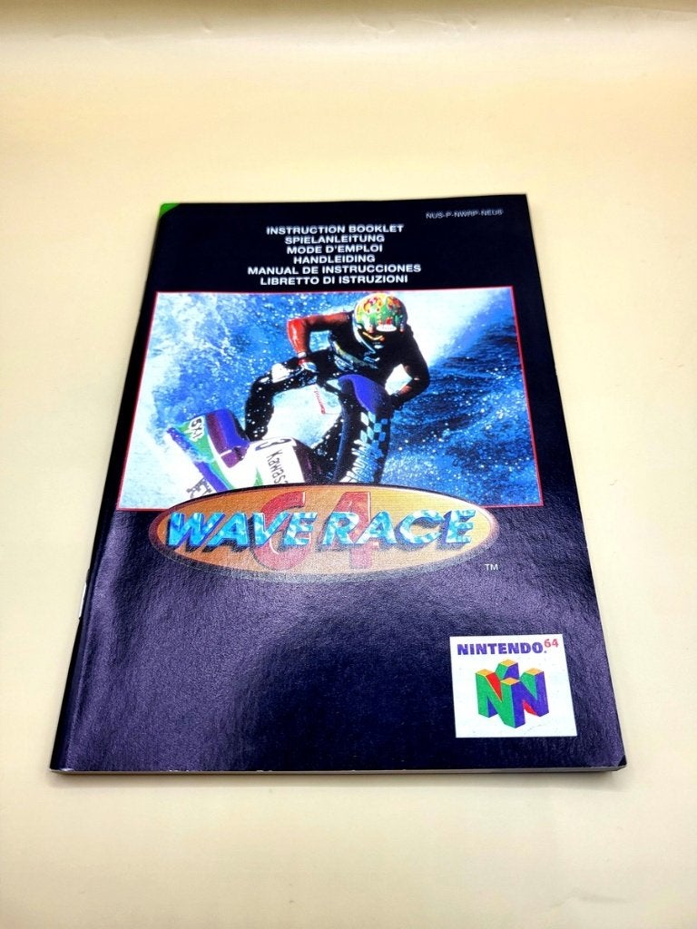 Wave Race Manual - Nintendo 64 - N64, Nintendo, Nintendo support, 1 speler, Racen en Vliegen