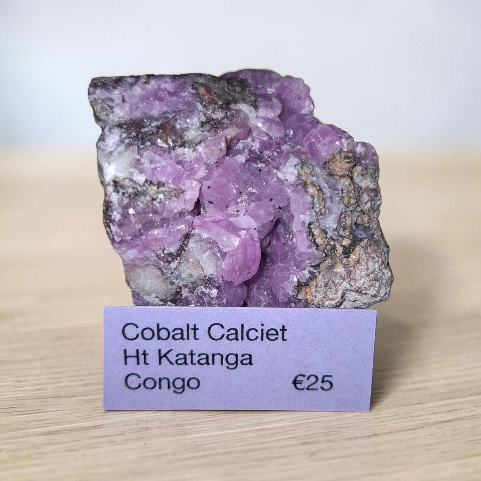 Cobalto Calciet, Verzamelen, Ophalen of Verzenden, Mineraal