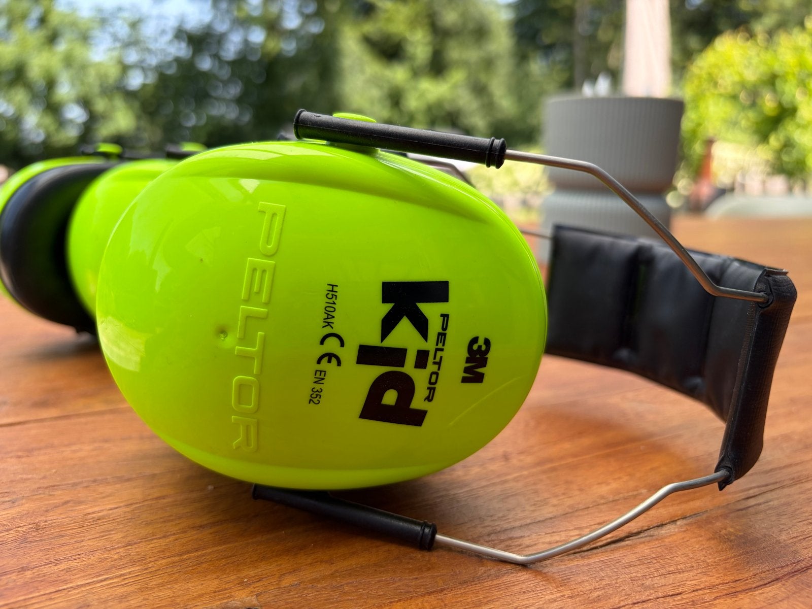 3M Peltor Kid Gehoorbescherming Neon Groen, Ophalen, Gebruikt