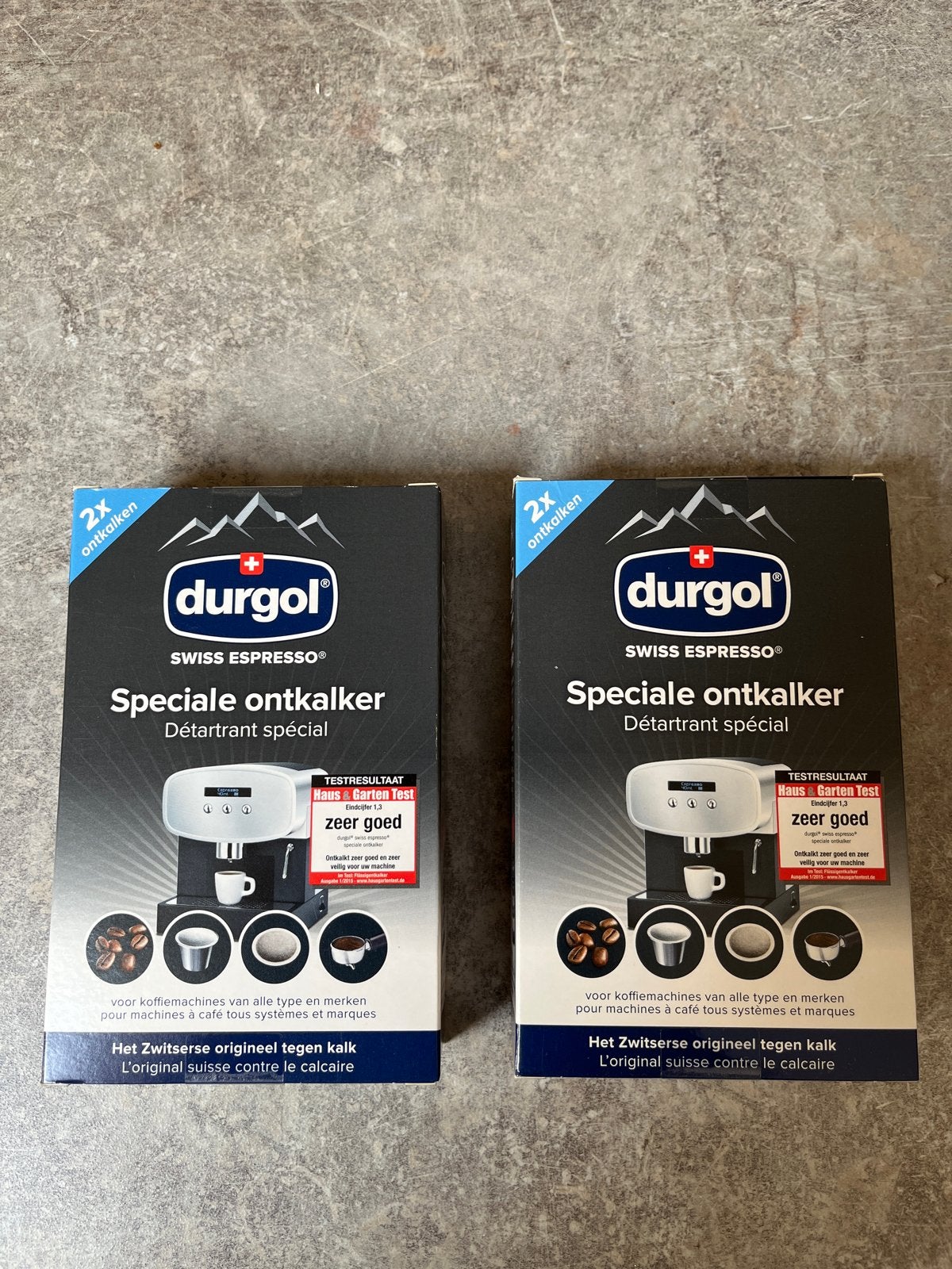 Durgol Swiss Espresso ontkalker voor koffiemachines (2x), Ophalen of Verzenden, Nieuw