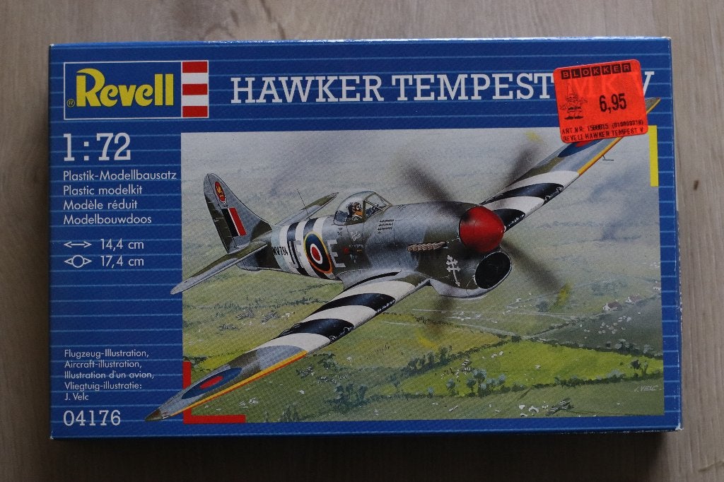 Hawker Tempest Mk.V Revell 1/72, 1:72 tot 1:144, Revell, Nieuw, Ophalen of Verzenden