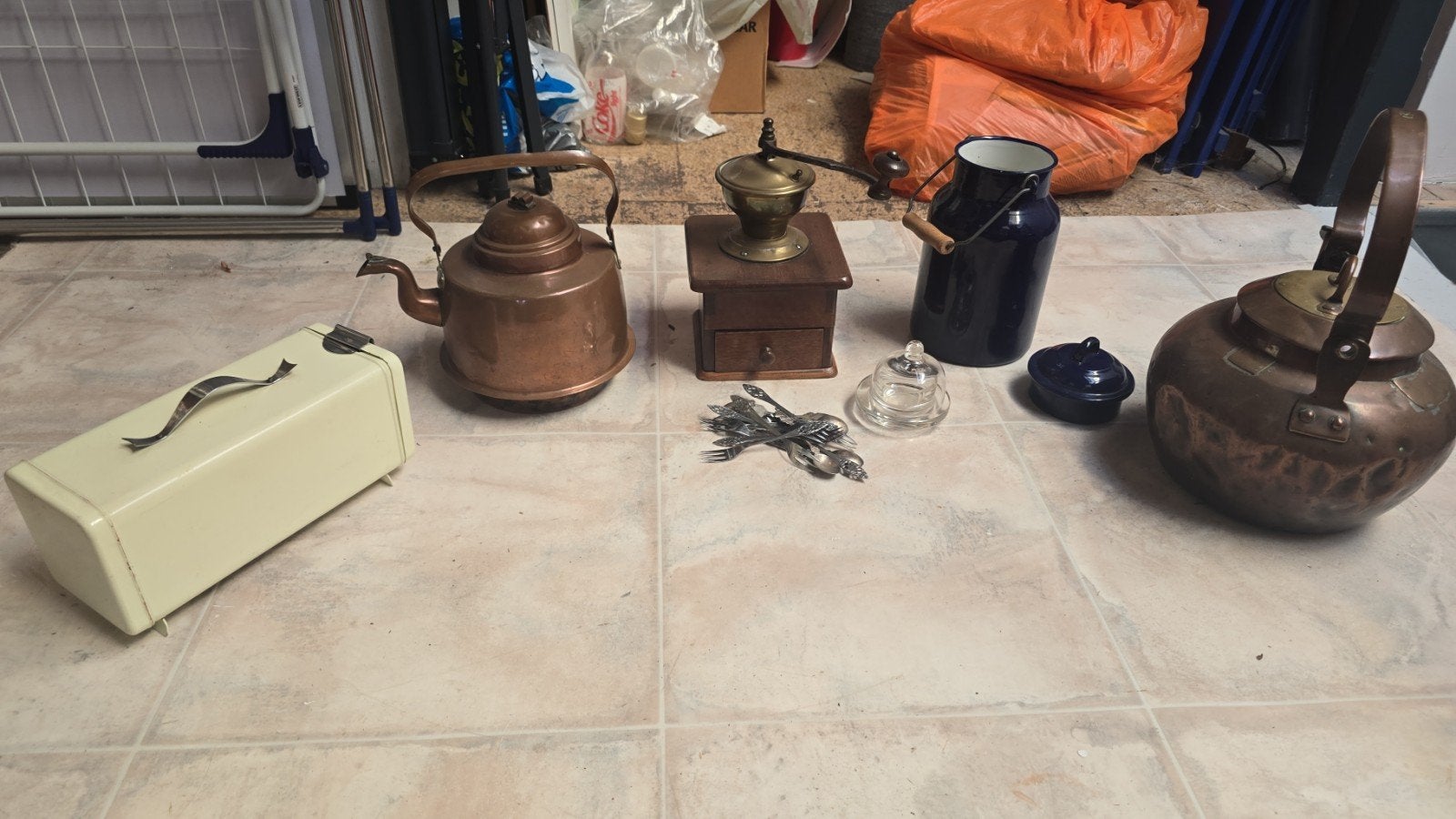 Diverse antieke en vintage keukenartikelen, Ophalen of Verzenden
