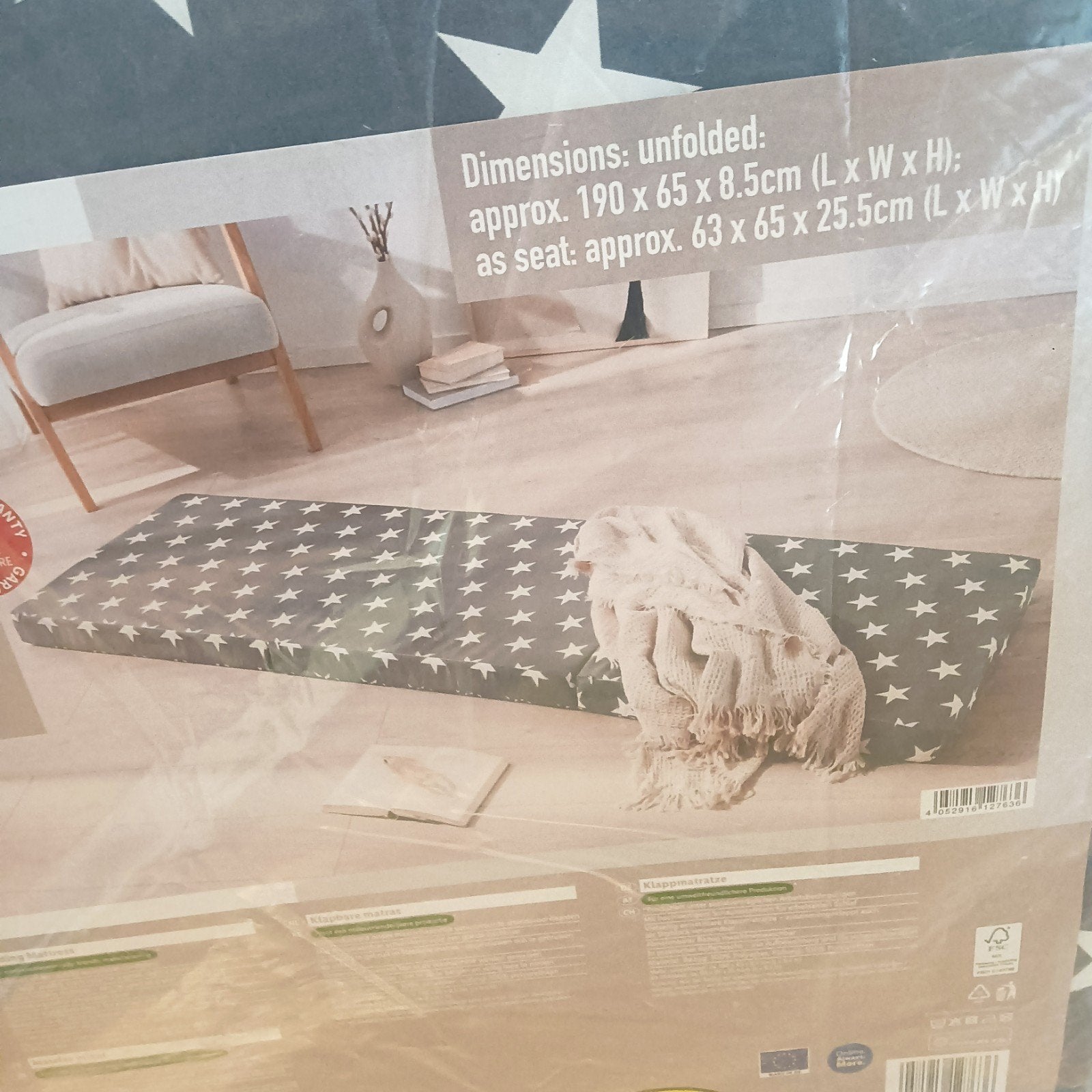 Vouwmatras 1 persoon, Ophalen, Zo goed als nieuw, 75 m² of meer, Laminaat