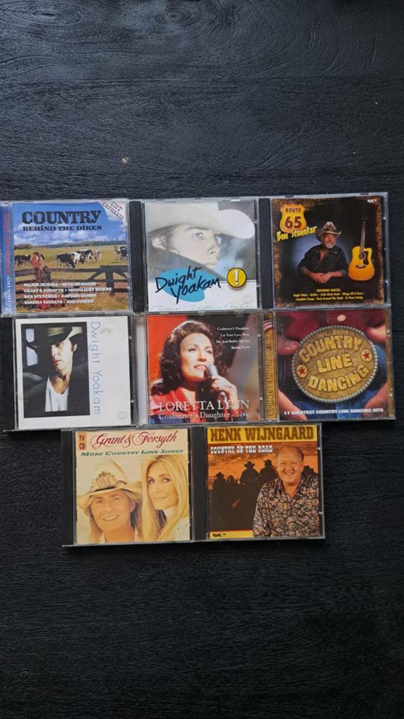8 country cd's, Ophalen of Verzenden, Gebruikt