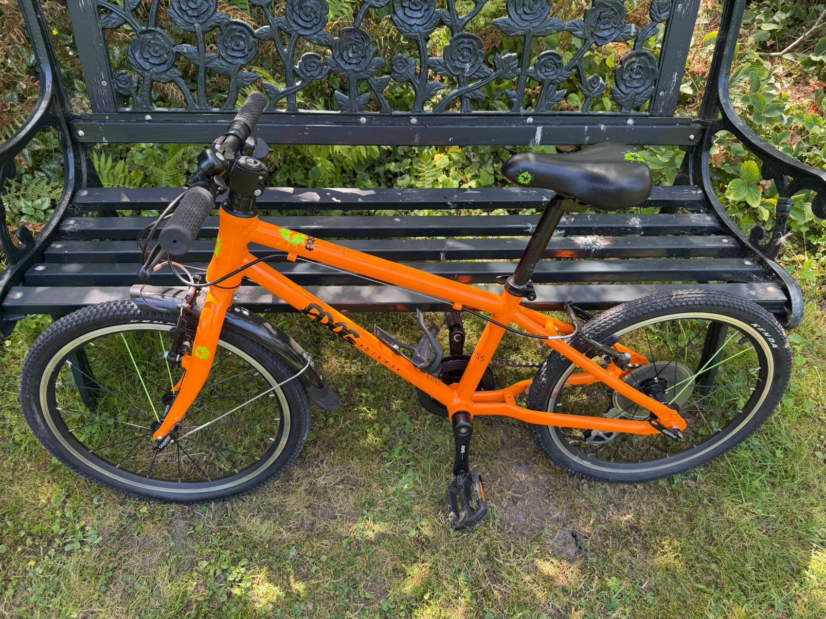 Mooie Frog bike 55 / 20 inch oranje 8 versnellingen zgan!, Ophalen, Frog Bikes, Velgrem, Aluminium