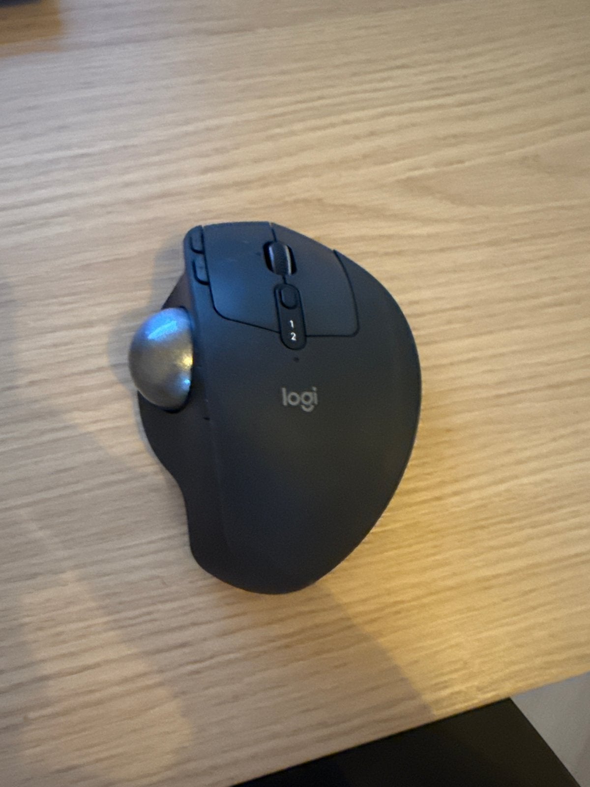 Logitech MX Ergo S Draadloze Trackball Muis, Computers en Software, Ophalen, Rechtshandig, Ergonomisch, Zo goed als nieuw