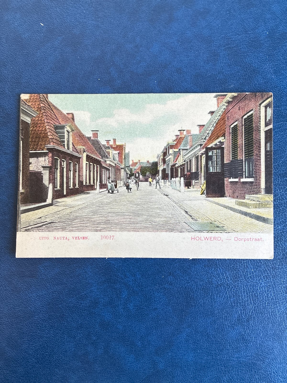 Oude Ansichtkaart Holwerd Dorpstraat Friesland Nauta Velzen, Ophalen of Verzenden, Voor 1920, Ongelopen, Friesland