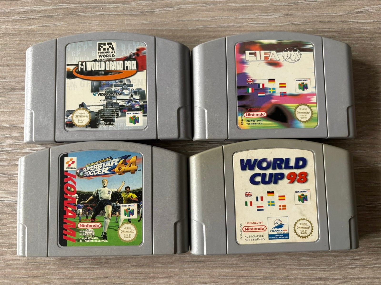 4 Games voor de Nintendo 64., 3 spelers of meer, Ophalen of Verzenden, Sport, Vanaf 3 jaar