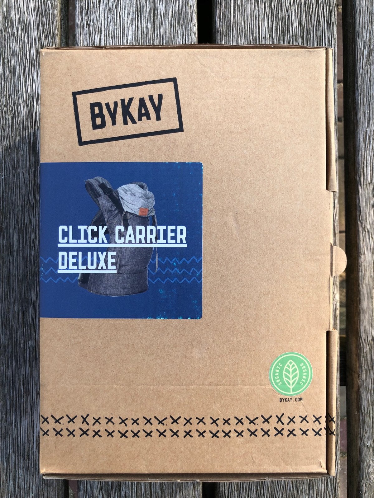Bykay Click Carrier Deluxe draagzak -Jeans (Perfecte staat!), Overige merken, Buik of Rug, Ophalen of Verzenden, Zo goed als nieuw