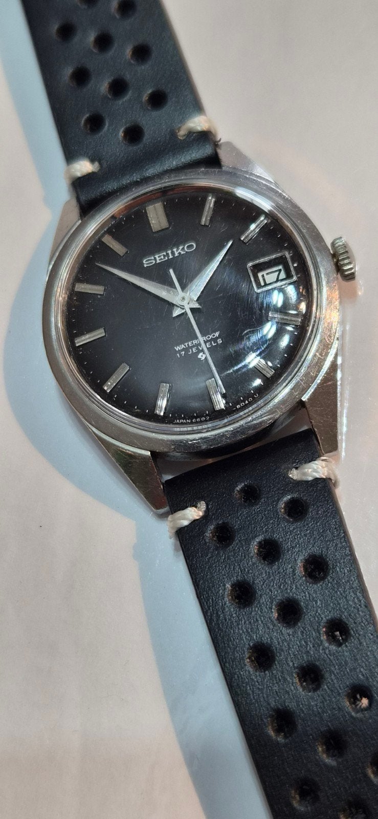 seiko  cal: 6602, Ophalen of Verzenden, Gebruikt, Staal, Seiko