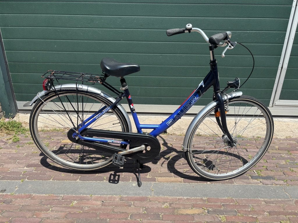Fietshokje Houtplein: Bauner Damesfiets 1spd, Terugtraprem, Gebruikt, Niet ingevuld, Niet ingevuld